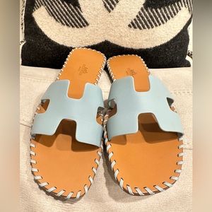 HERMES Oran Sandal Braided style Size 37